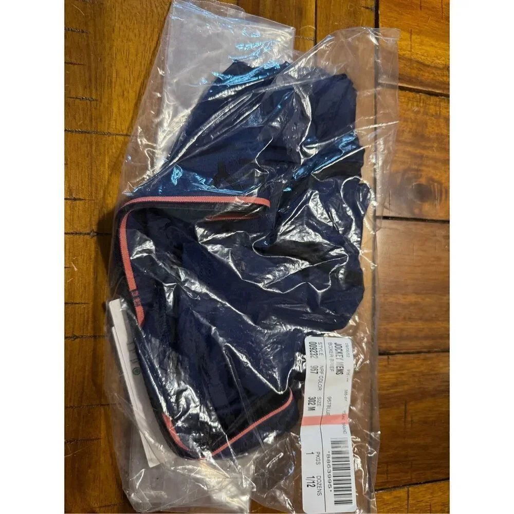 NWT Jockey Dark Blue Boxer Brief Size Medium